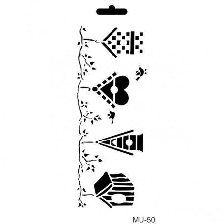 Cadence stencil - 10x25 cm - MU-50