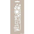 Cadence stencil - 10x25 cm - MU-52