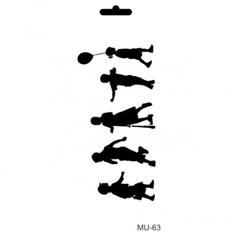 Cadence stencil - 10x25 cm - MU-63