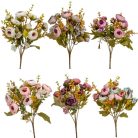 Boglárka csokor - 10 virágos  mix - 27 cm