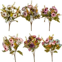 Boglárka csokor - 10 virágos  mix - 27 cm