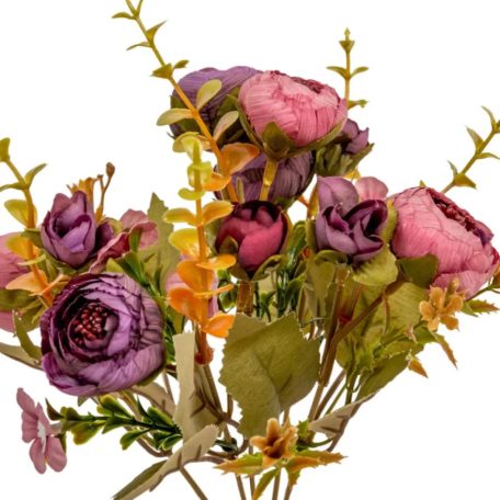 Boglárka csokor - 10 virágos  mix - 27 cm