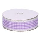 Kockás szalag - Lila - 2,5 cm - 9 méter 