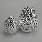 Ezüst óriás toboz - 13x17 cm