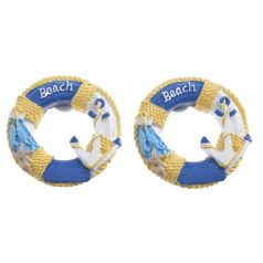 Mentőöv dekoráció "Beach"* - 2 db/csomag 
