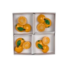 Narancs szett - 3,5x4 cm -  4 db-os szett 