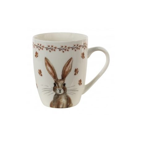 Clayre & Eef - Rustic Easter Bunny - Porcelán bögre - 350 ml