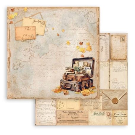 Stamperia scrapbook papír - 2 oldalas - 30,5x30,5 cm - SBB-1023
