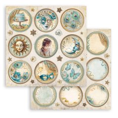   Stamperia scrapbook papír - Masquerade rounds - 2 oldalas - 31,5x30,5 cm