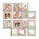 Stamperia scrapbook papír - Sütik - 2 oldalas - 31,5 x 30,5 cm - SBB-735