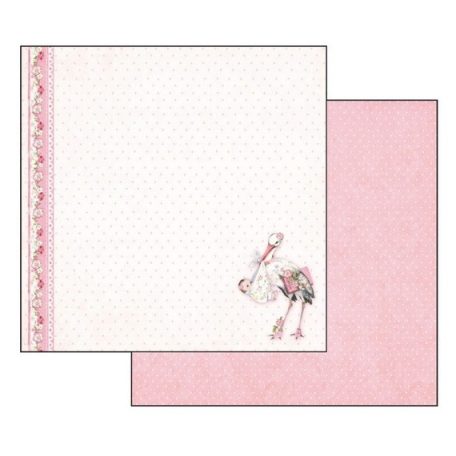 Stamperia scrapbook papír - 2 oldalas - 30,5 x 30,5 cm - SBB-549