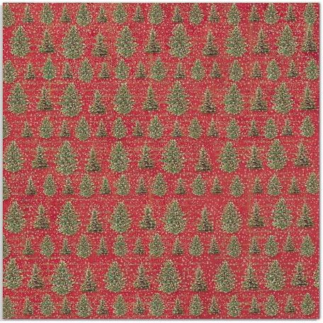 Scrapbbok papír - Christmas 1. - 31,5 x 30,5 cm - SBB-706