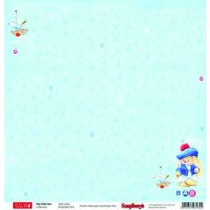   Scrap Berrys scrapbook papír - Little Sailor - 2 oldalas - 30,5 x 30,5 cm