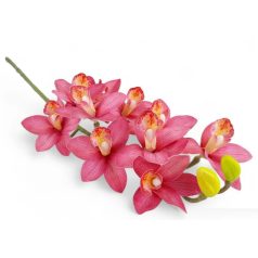 Mű gumibevonatos cymbidium szál - Rózsaszín - 74 cm