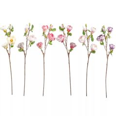 Magnólia ág polifoam - 4 virágos mix - 88 cm