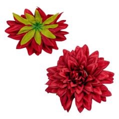 Dália virágfej - Bordó - 11 cm 