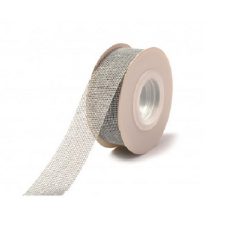 Lenvászon szalag - Szürke - 2,5 cm - 9,14 méter 