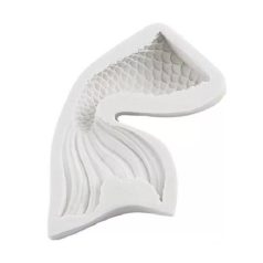 Szilikon formázó - Hableány uszony - 9,4x7 cm 