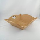 Cadence MDF Négyzet alakú kosár - 25x25x9 cm - TP-50