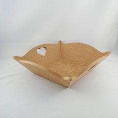 Cadence MDF Négyzet alakú kosár - 25x25x9 cm - TP-50