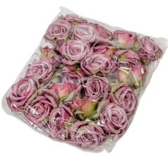 Rózsa virágfej - Mályva - 5,5 cm - 24 db/csomag