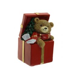 LED-es maci figura - Piros  11,9 cm  