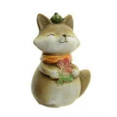 Róka figura - Barna - 9 cm