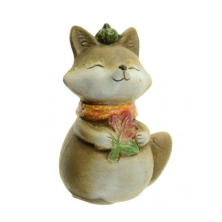 Róka figura - Barna - 9 cm