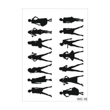 Cadence stencil - 21x30 cm - WC-16