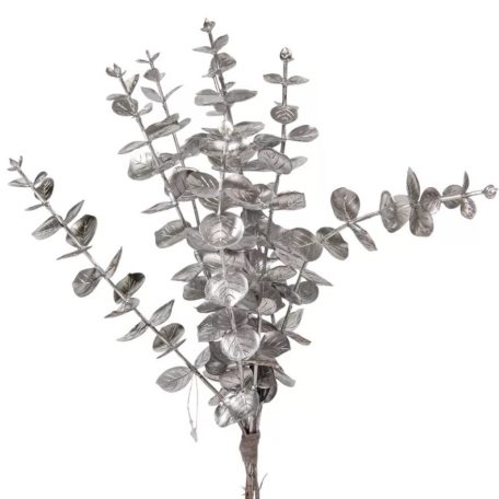 Metál golyós ág - Fehér - 69 cm