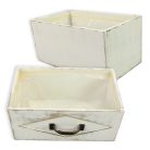 Fa fiók fehér - 22,5x13x10,5 cm