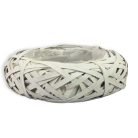 Bélelt fészek fehér közepes - 25x7 cm