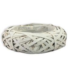 Bélelt fészek fehér közepes - 25x7 cm