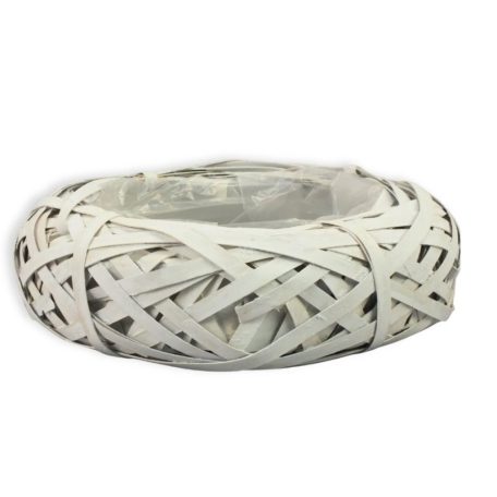 Bélelt fészek fehér közepes - 25x7 cm