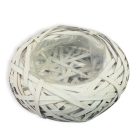 Bélelt fészek fehér közepes - 25x7 cm