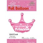 Lufi fólia Princess rózsaszín 