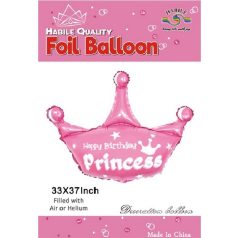 Lufi fólia Princess rózsaszín 