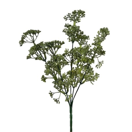 Apró bogyós műzöld csokor - Zöld - 30 cm