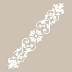 Cadence stencil - 6x20 cm - K-162