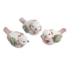 Karácsonyi madár figurák