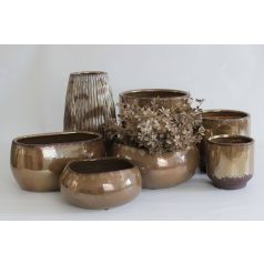 Karácsonyi kaspók - Barna-Bronz