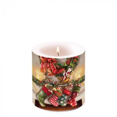 Karácsonyi gyertyák - Mintás