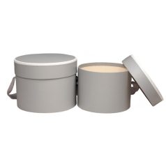 Díszdobozok kerek - 2 db-os szett