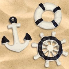 Nyár-tenger horgony, mentőöv, vasmacska